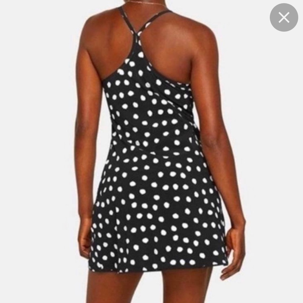 Outdoor Voices Black and White Polka Dot Strappy Dress - Picture 2 of 3
